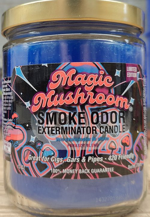 Southland Trade Smoke Odor Exterminator Candle Magic Mushroom 13oz
